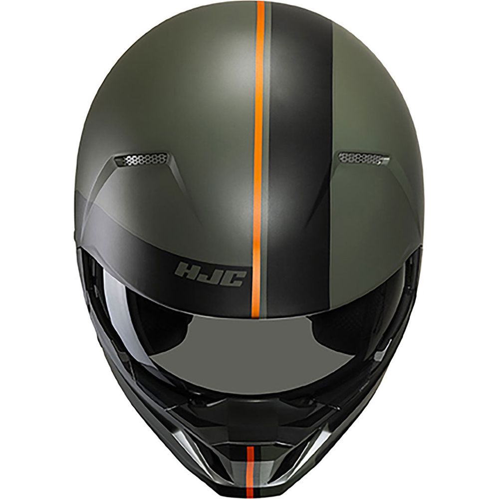 HJC I20 Batol Open Face Helmet MC4SF Green (Image 4) - ThrottleChimp