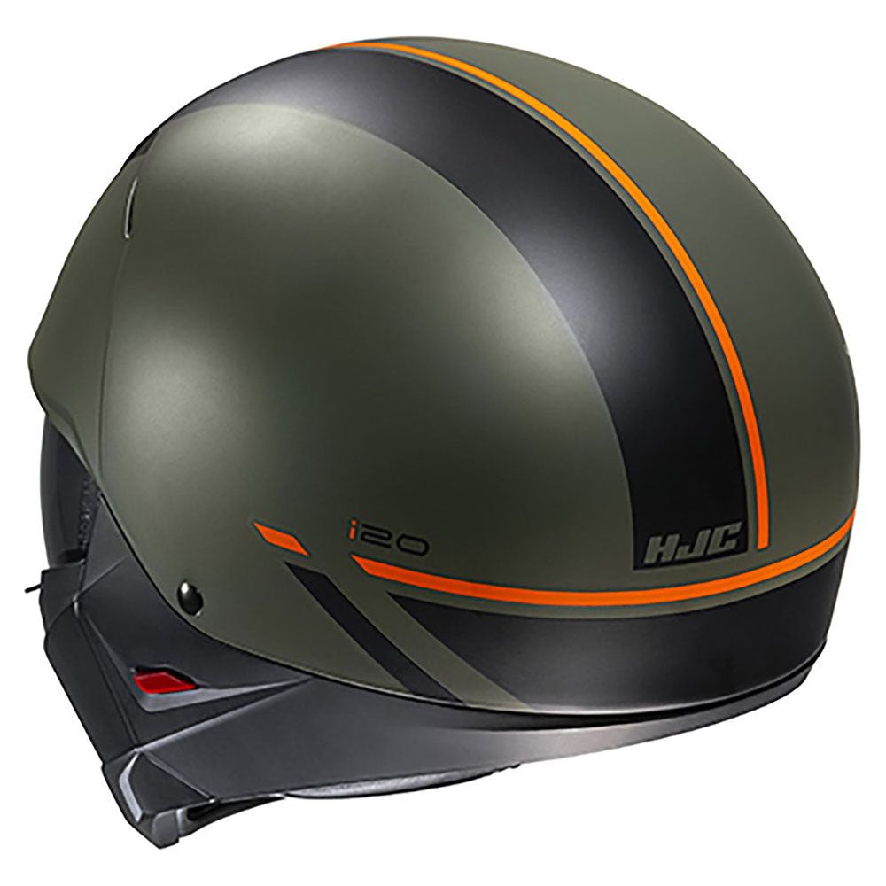 HJC I20 Batol Open Face Helmet MC4SF Green (Image 5) - ThrottleChimp