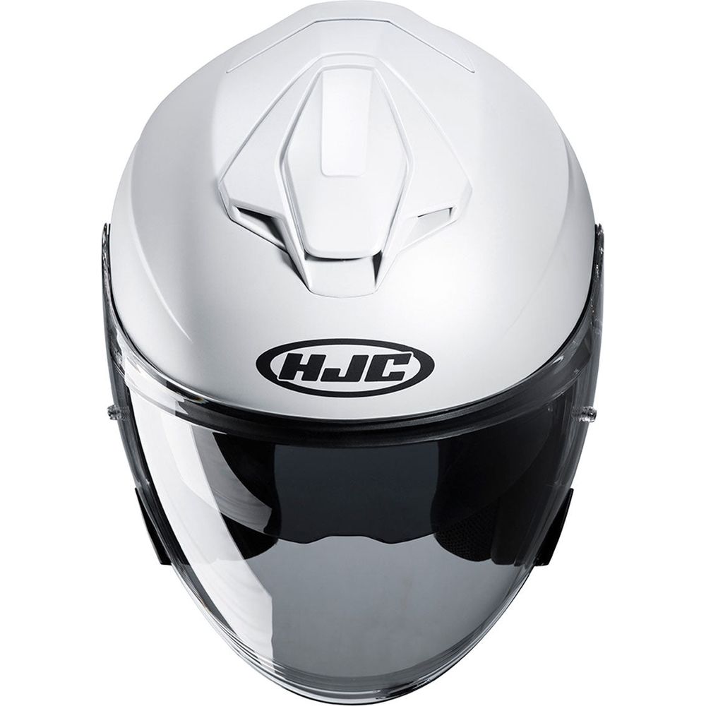 HJC I30 Open Face Helmet Gloss White (Image 3) - ThrottleChimp