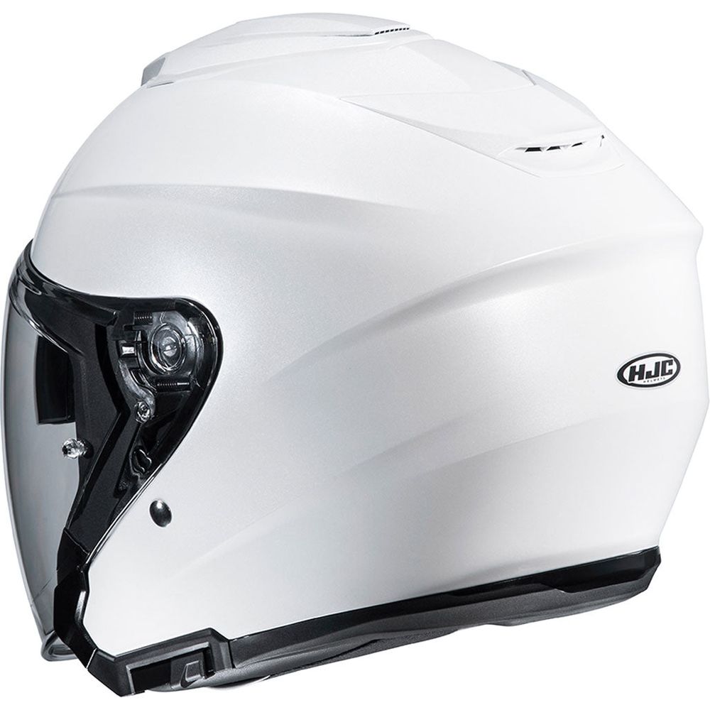 HJC I30 Open Face Helmet Gloss White (Image 5) - ThrottleChimp