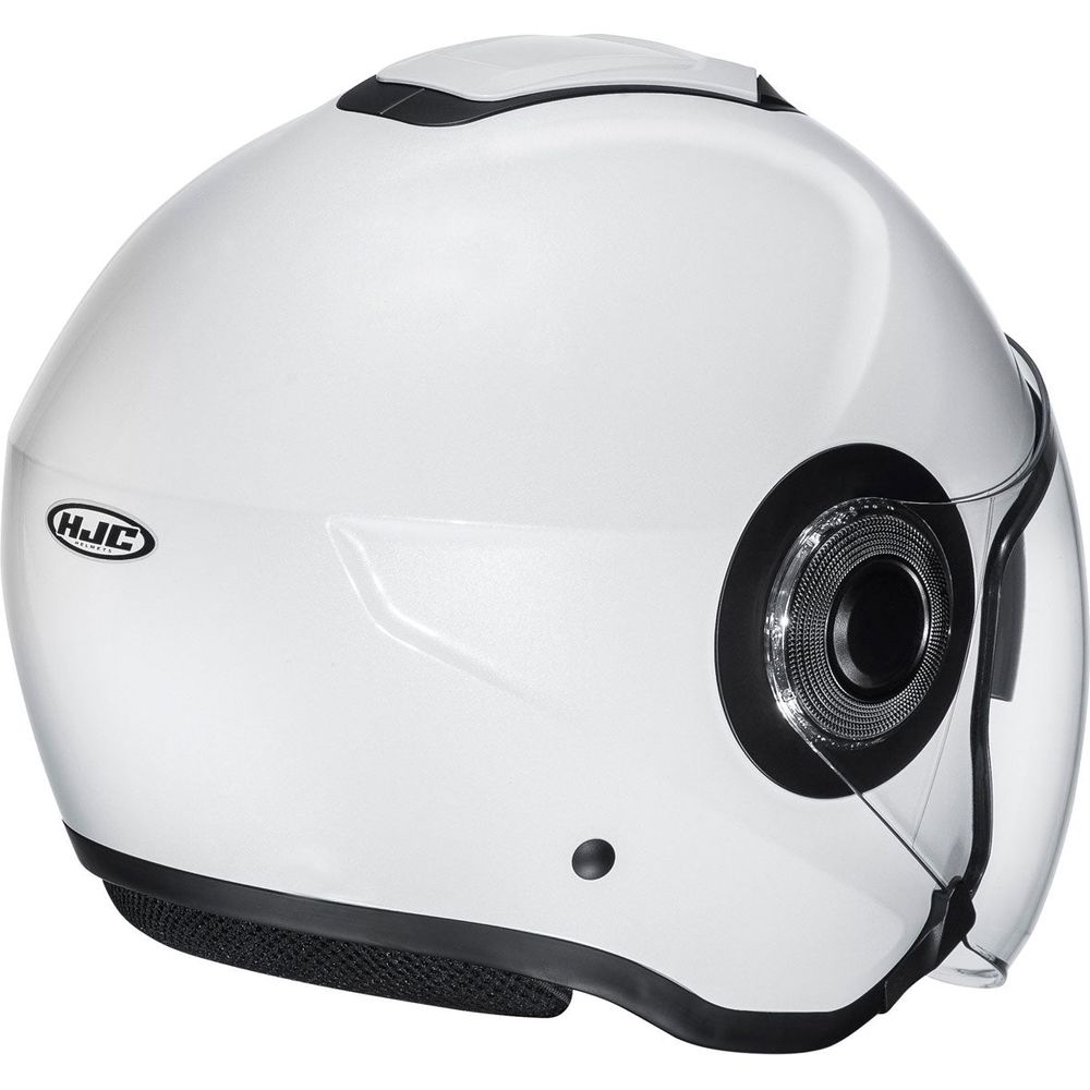 HJC I40N Open Face Helmet Pearl White (Image 4) - ThrottleChimp