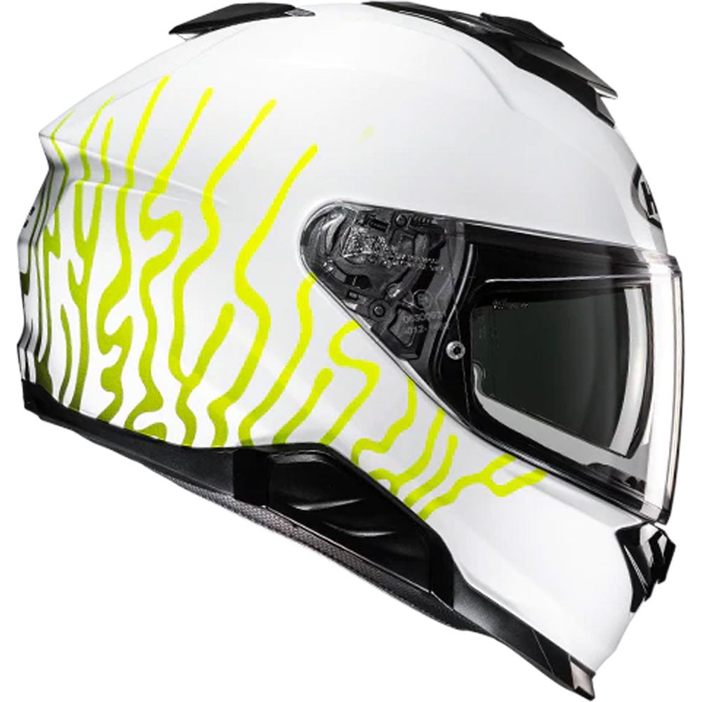 HJC I71 Celos Full Face Helmet MC3H Yellow (Image 3) - ThrottleChimp