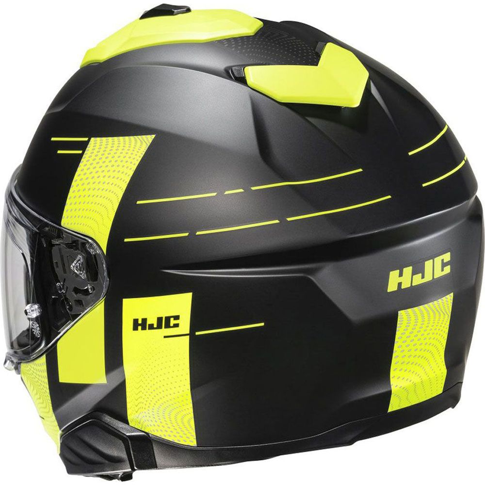 HJC I71 Peka Full Face Helmet MC3HSF Fluo Yellow FREE 1 YEAR Returns, FREE UK Delivery | ThrottleChimp