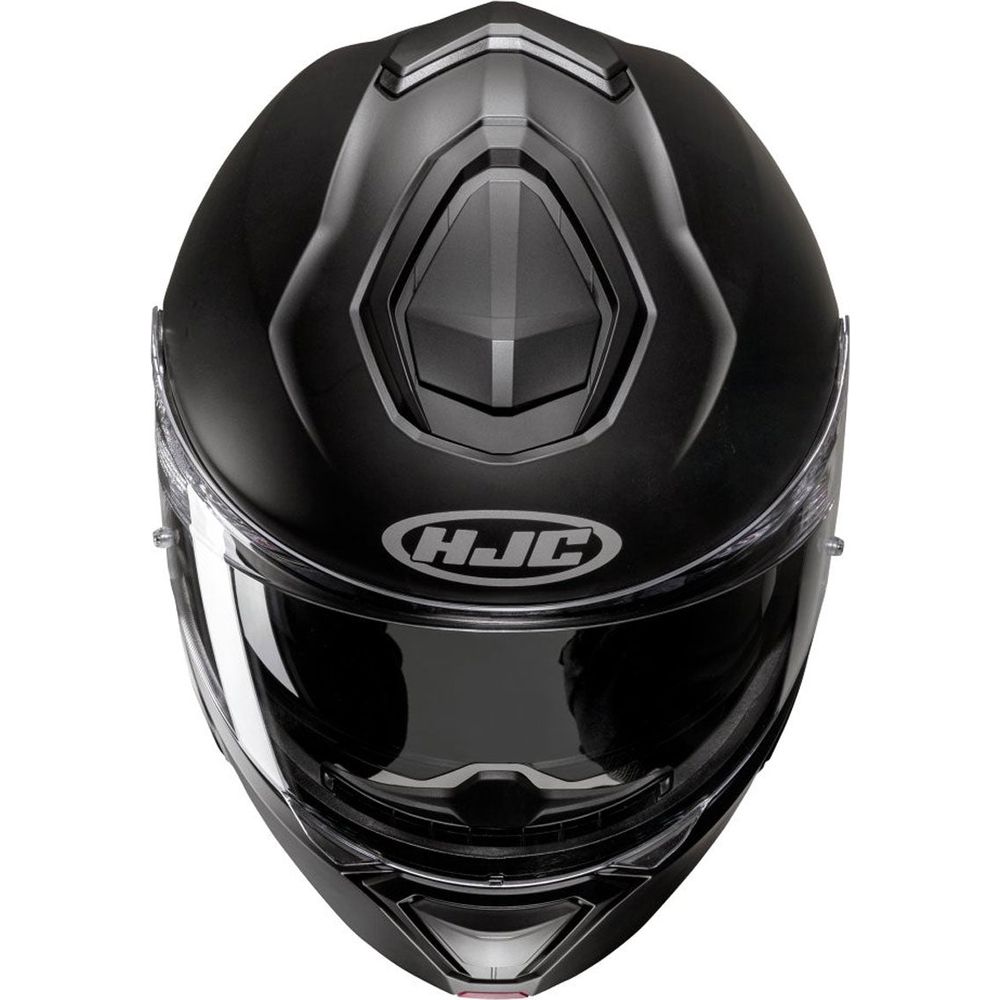 HJC I91 Flip-Up Helmet Matt Black (Image 2) - ThrottleChimp