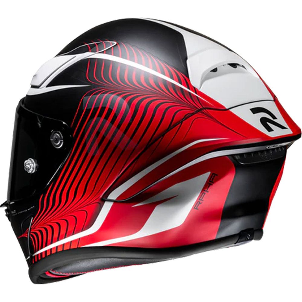 HJC RPHA 1 Lovis Full Face Helmet MC1SF Red (Image 3) - ThrottleChimp