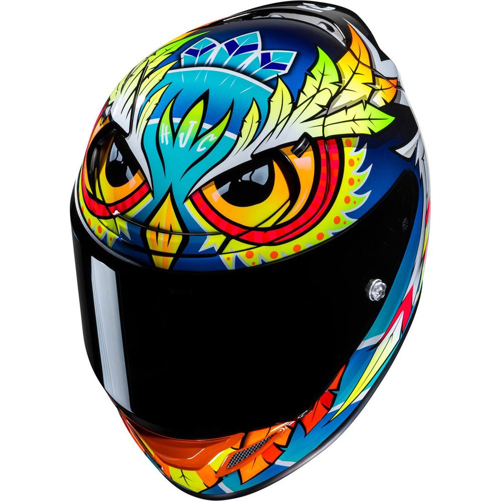 HJC RPHA 12 Spasso Full Face Helmet MC3H Blue (Image 3) - ThrottleChimp