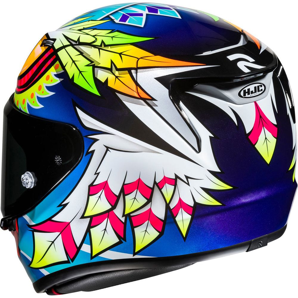 HJC RPHA 12 Spasso Full Face Helmet MC3H Blue (Image 4) - ThrottleChimp