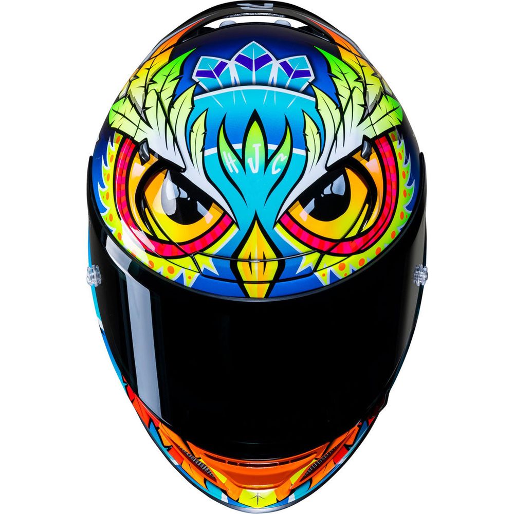 HJC RPHA 12 Spasso Full Face Helmet MC3H Blue FREE 1 YEAR Returns, FREE UK Delivery | ThrottleChimp