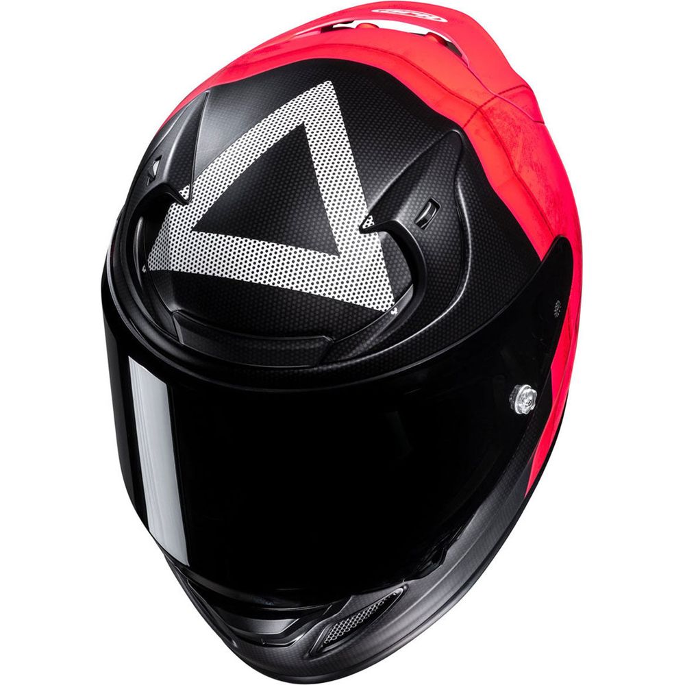 HJC RPHA 12 Squid Game Full Face Helmet MC1SF Red (Image 3) - ThrottleChimp