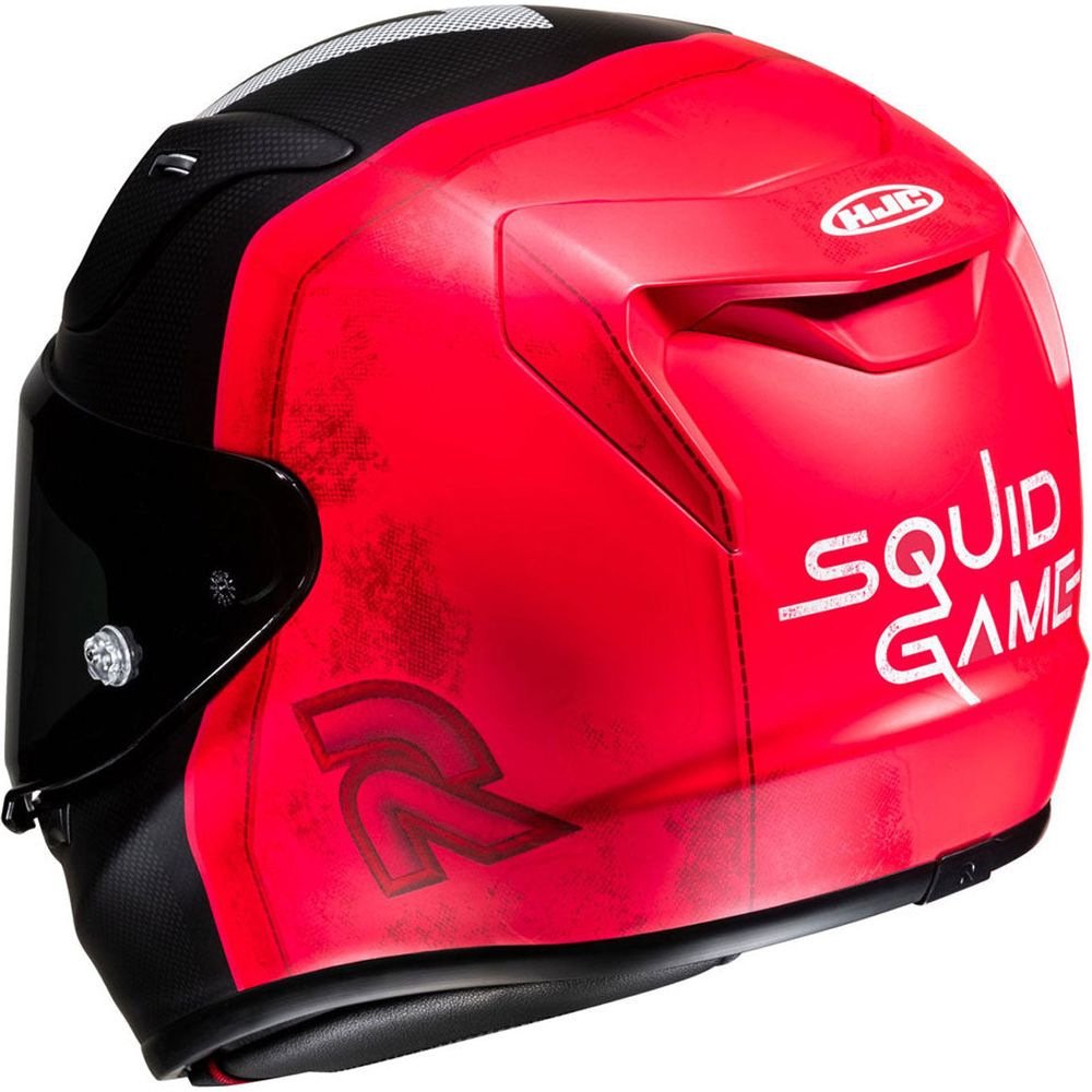 HJC RPHA 12 Squid Game Full Face Helmet MC1SF Red (Image 5) - ThrottleChimp