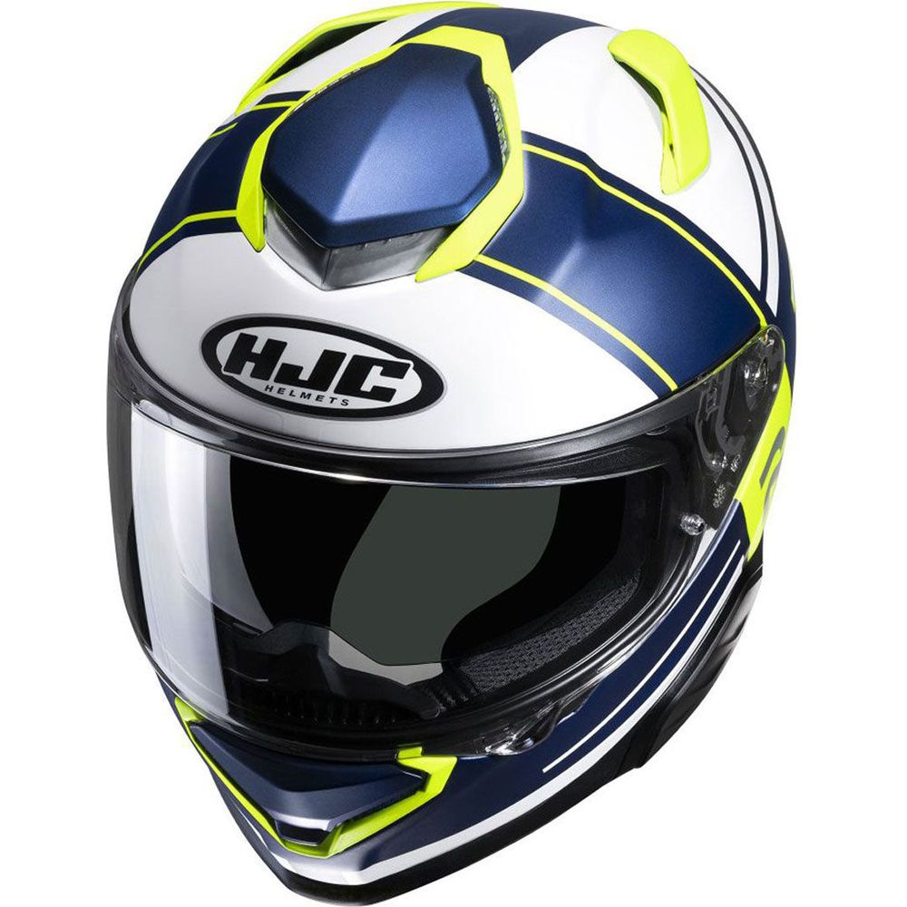 HJC RPHA 71 Zecha Full Face Helmet MC3HSF Yellow / White / Blue (Image 2) - ThrottleChimp