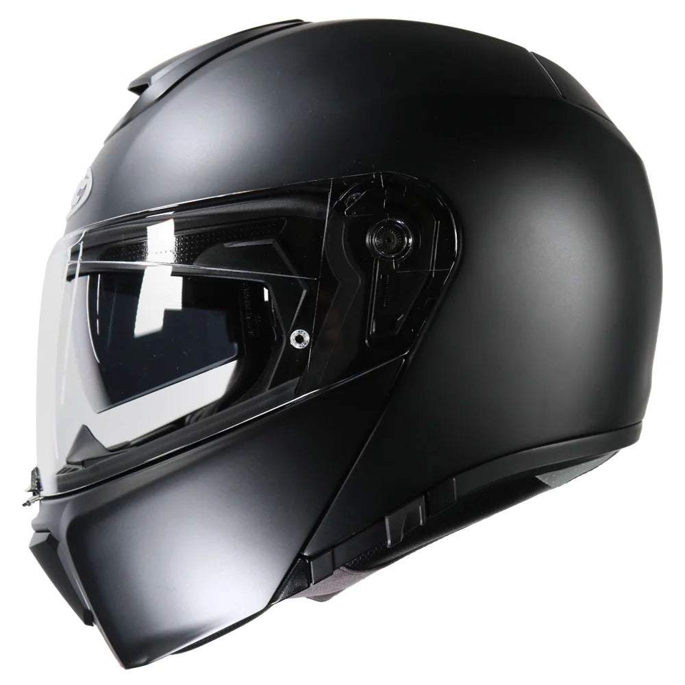 HJC RPHA 90s Metal Flip Up Helmet Matt Black FREE 1 YEAR Returns, FREE UK Delivery | ThrottleChimp