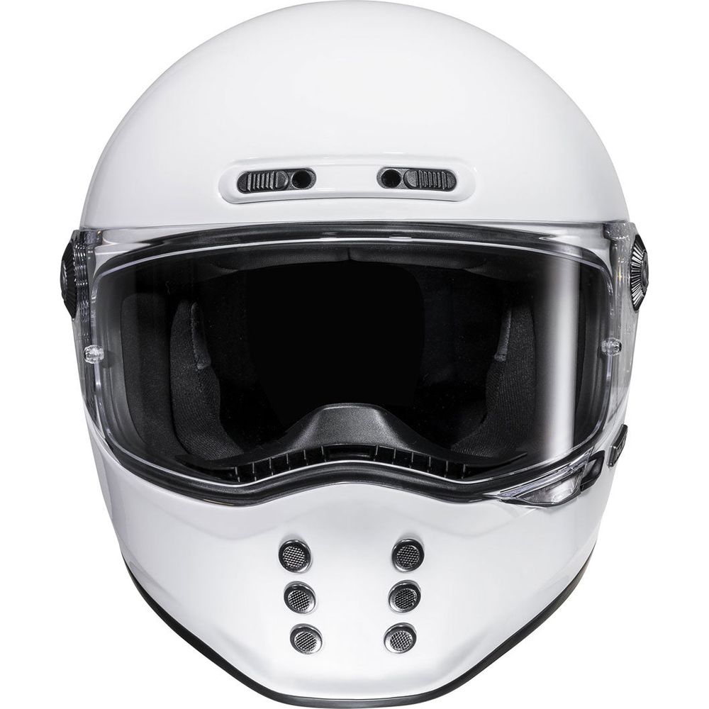 HJC V10 Full Face Helmet White FREE 1 YEAR Returns, FREE UK Delivery | ThrottleChimp