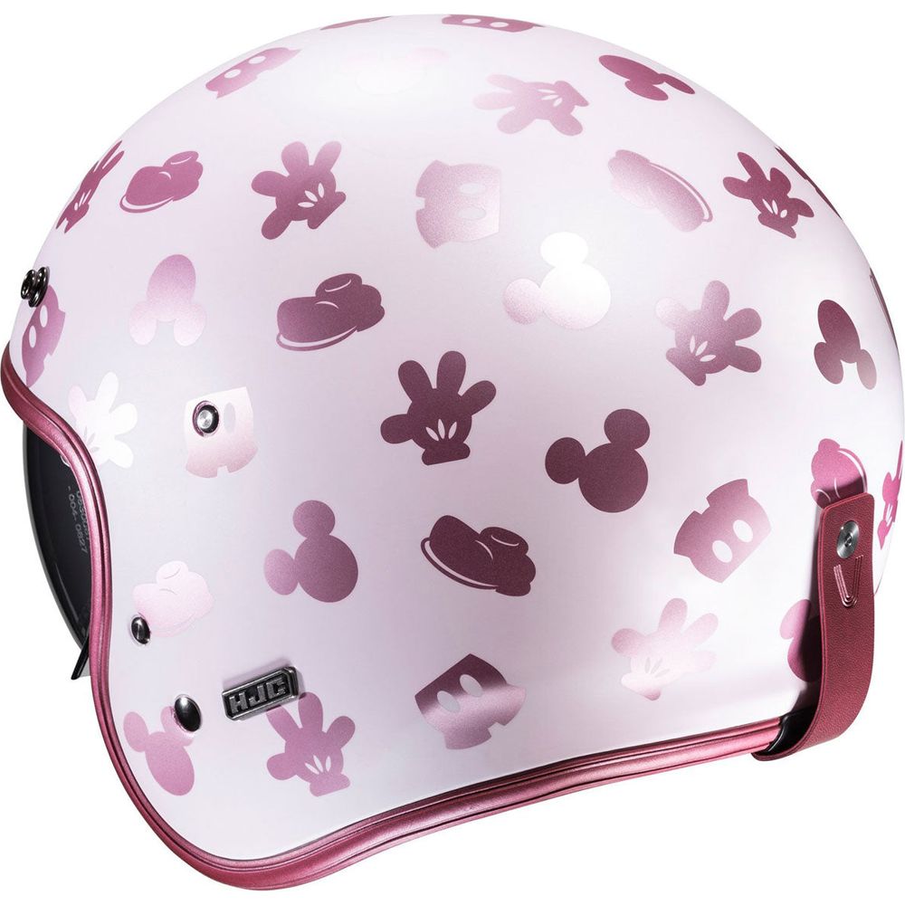 HJC V31 Disney Mickey Open Face Helmet MC8SF Pink (Image 5) - ThrottleChimp