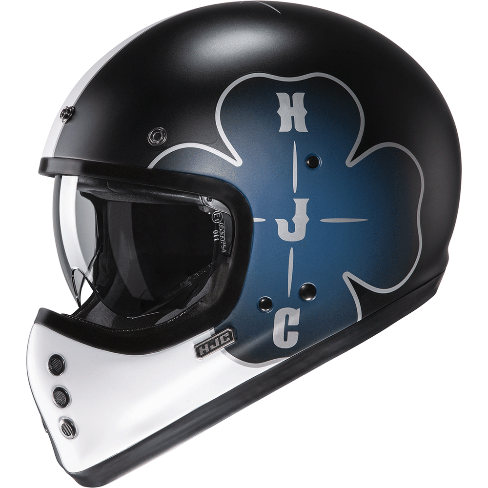 HJC V60 Ofera Full Face Helmet MC2SF Blue (Image 3) - ThrottleChimp