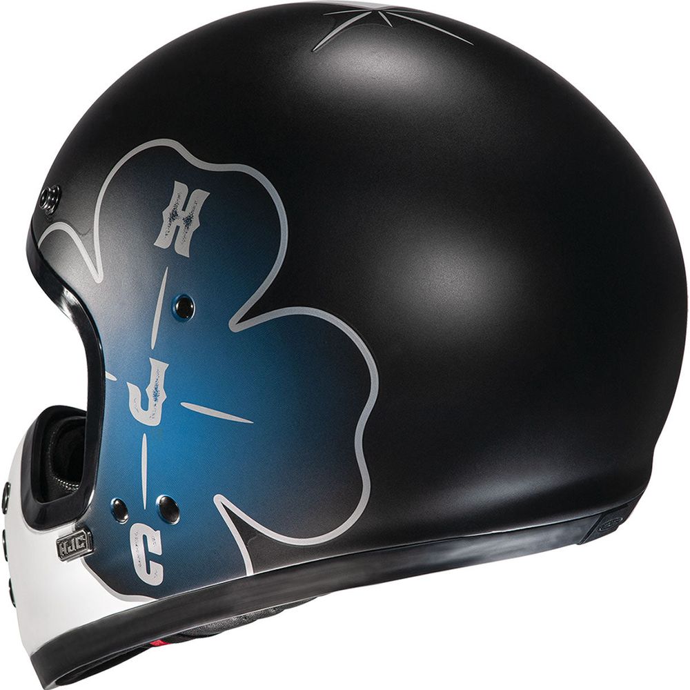 HJC V60 Ofera Full Face Helmet MC2SF Blue (Image 5) - ThrottleChimp