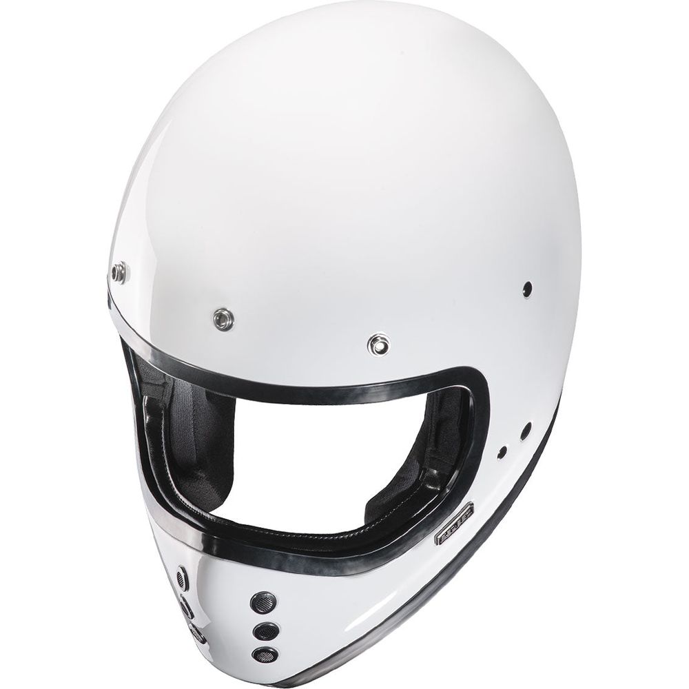 HJC V60 Full Face Helmet White (Image 3) - ThrottleChimp