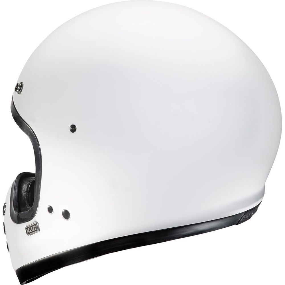 HJC V60 Full Face Helmet White (Image 4) - ThrottleChimp