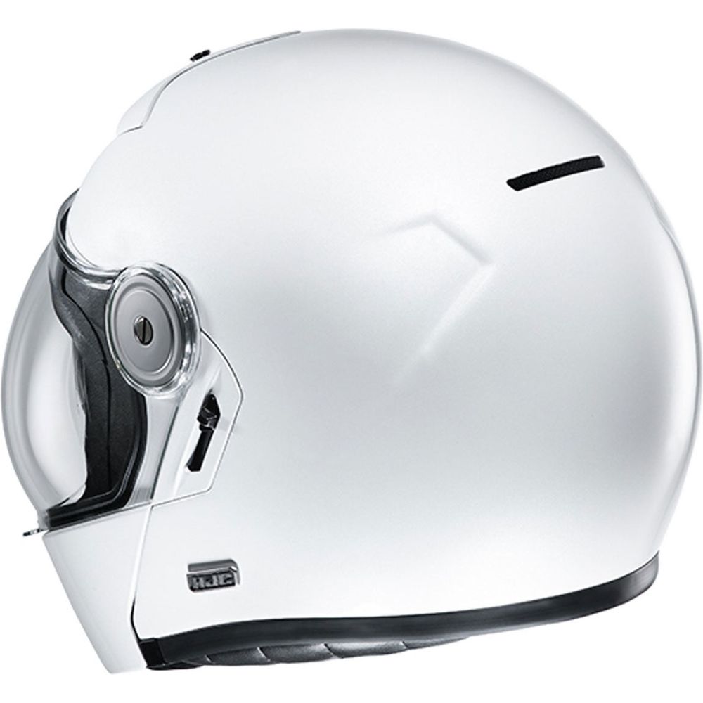 HJC V90 Flip-Up Helmet Pearl White (Image 4) - ThrottleChimp