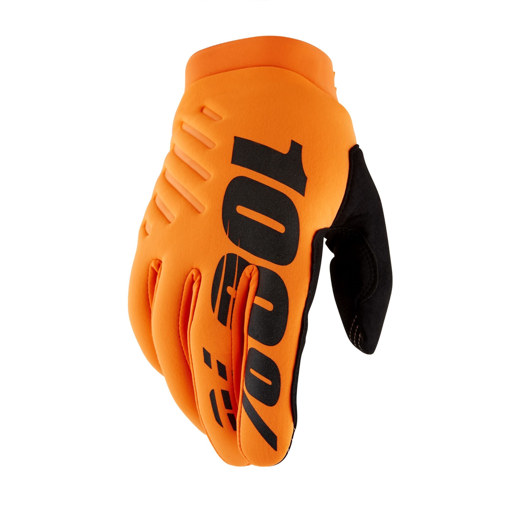 100% Brisker Cold Weather Gloves Fluo Orange FREE 1 YEAR Returns, FREE UK Delivery | ThrottleChimp