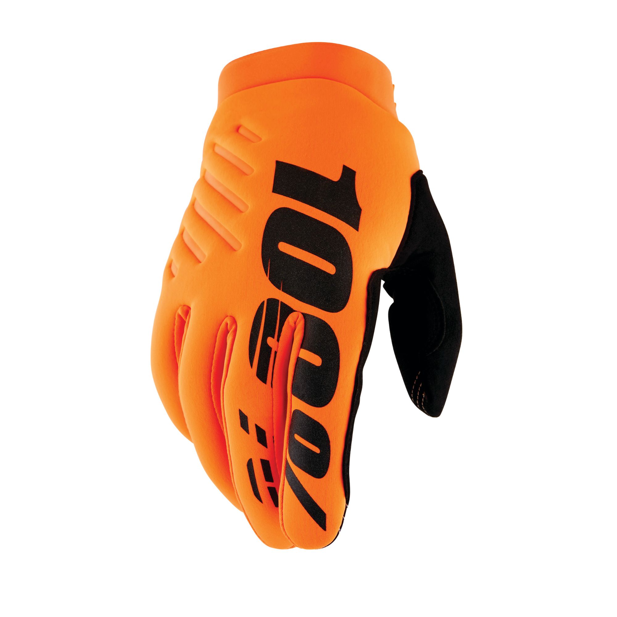 100% Brisker Cold Weather Youth Gloves Fluo Orange FREE 1 YEAR Returns, FREE UK Delivery | ThrottleChimp