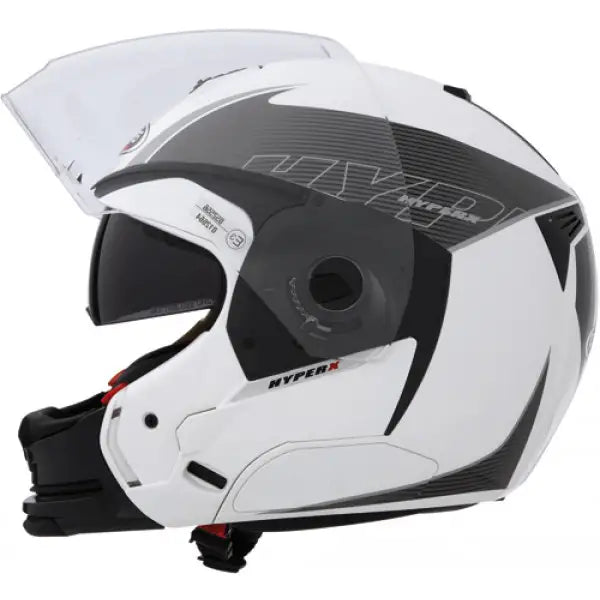 Caberg Hyper X Mod Full Face Helmet White / Anthracite FREE 1 YEAR Returns, FREE UK Delivery | ThrottleChimp