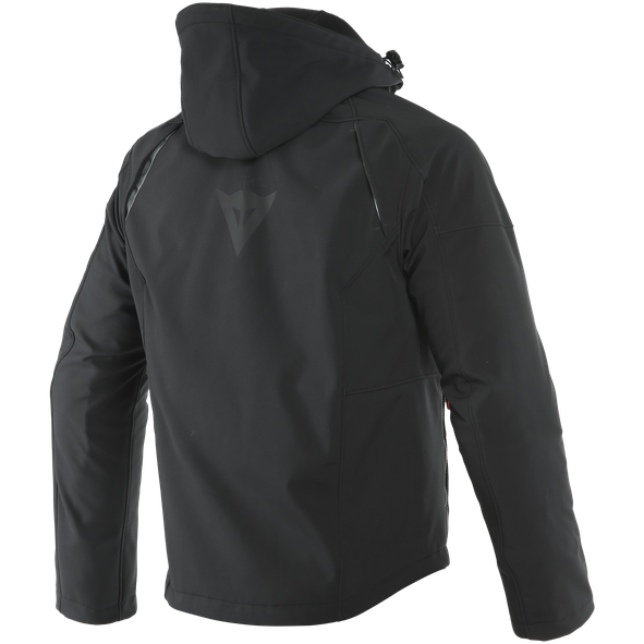 Dainese Ignite Hooded Textile Jacket Black FREE 1 YEAR Returns, FREE UK Delivery | ThrottleChimp