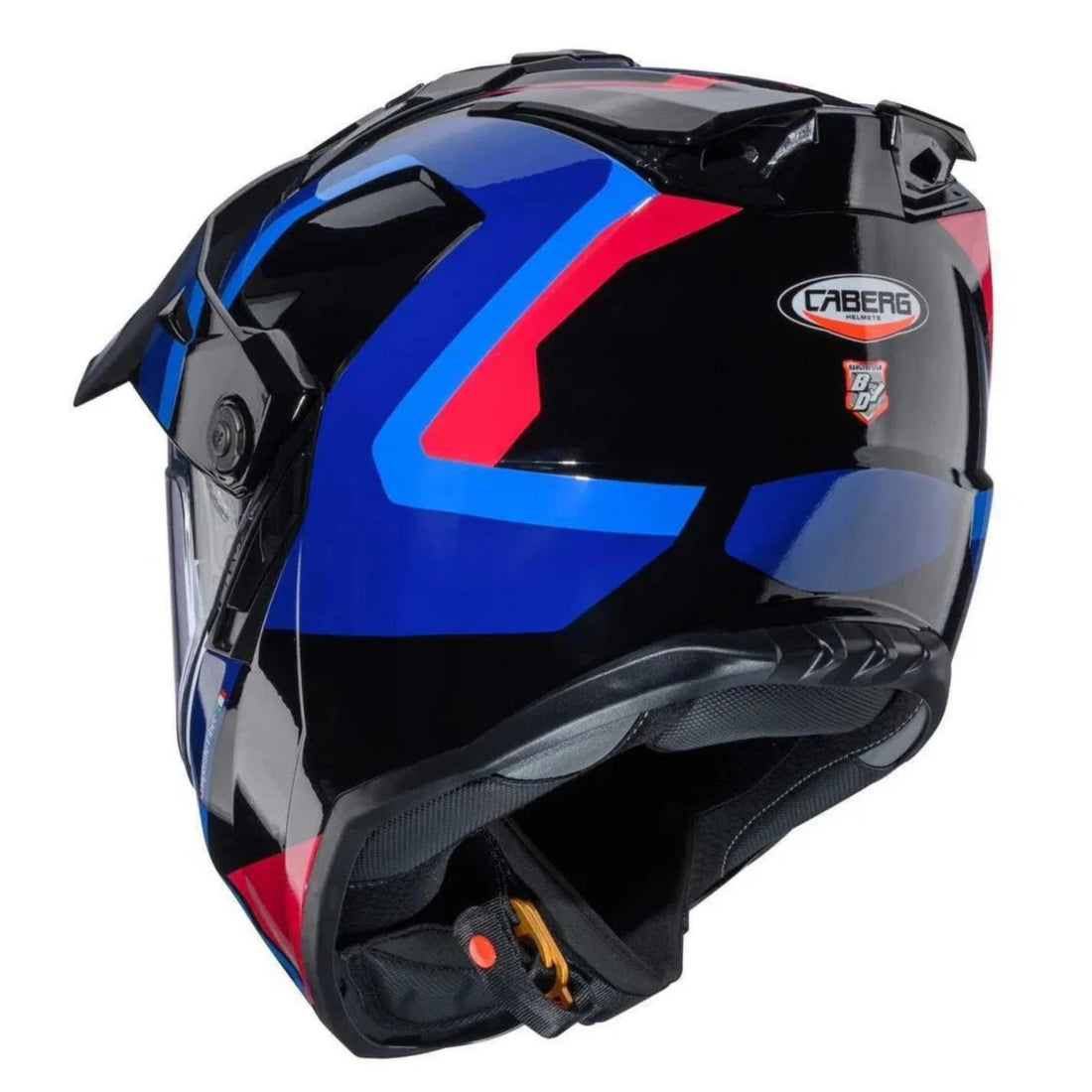 Caberg Tanami Scram Adventure Helmet Black / Red / Blue / Light Blue