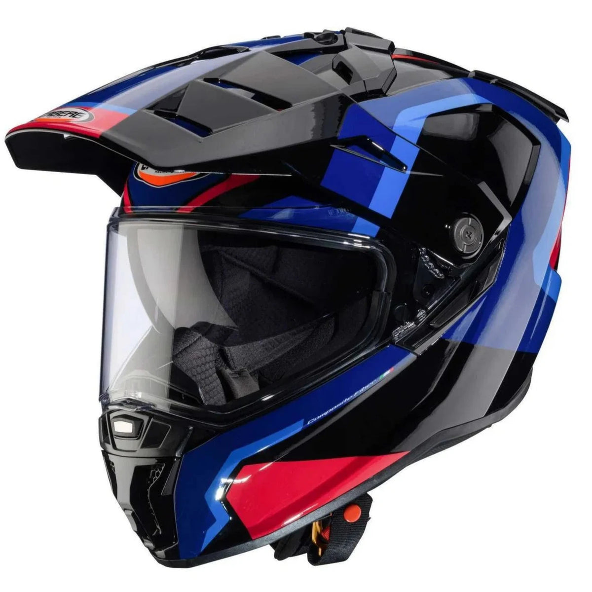 Caberg Tanami Scram Adventure Helmet Black / Red / Blue / Light Blue FREE 1 YEAR Returns, FREE UK Delivery | ThrottleChimp