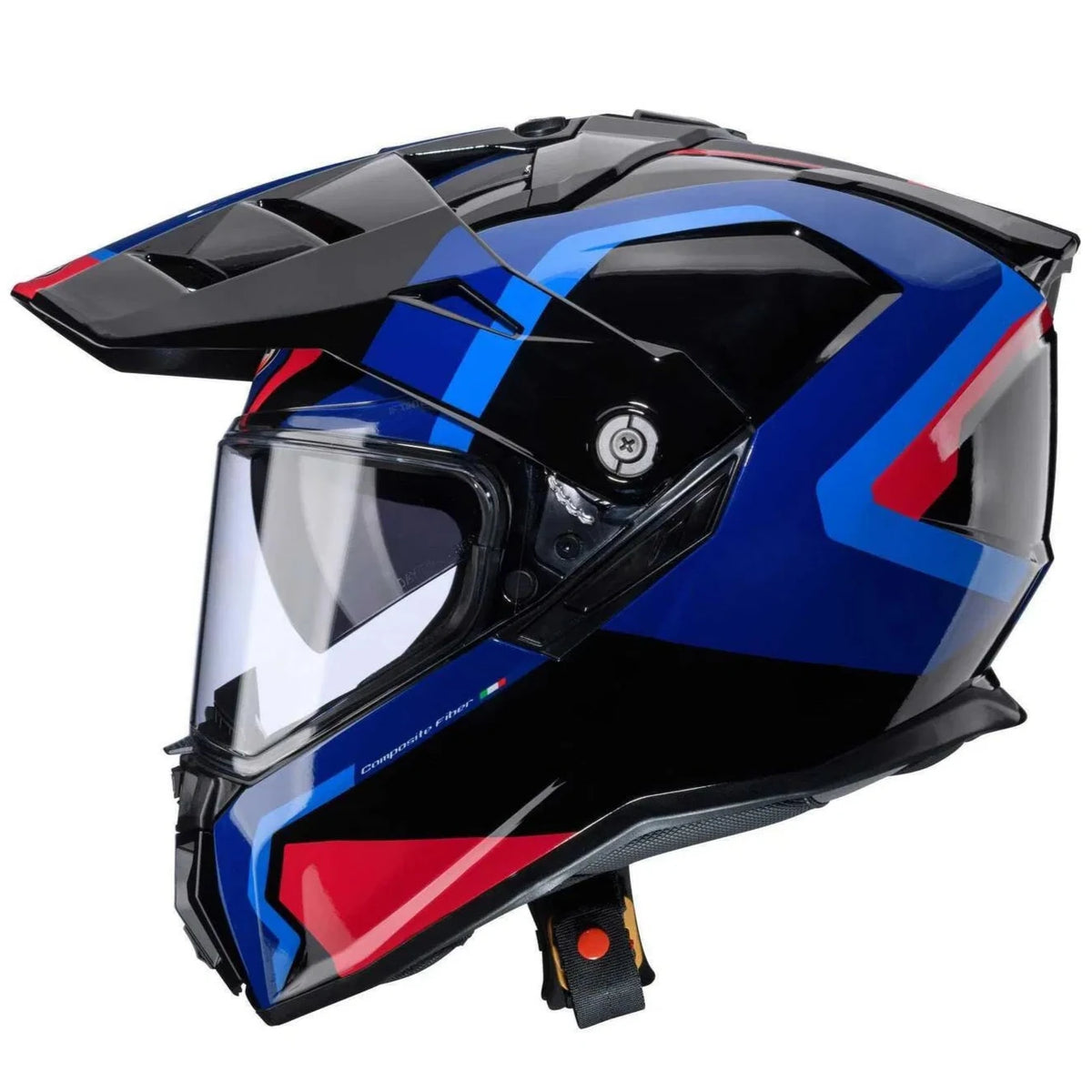 Caberg Tanami Scram Adventure Helmet Black / Red / Blue / Light Blue FREE 1 YEAR Returns, FREE UK Delivery | ThrottleChimp