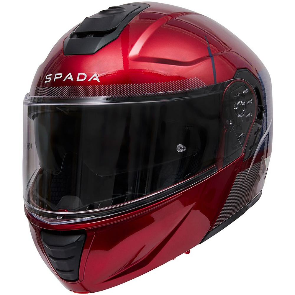 Spada Orion 2 Allure Flip-Up Helmet Red / Blue FREE 1 YEAR Returns, FREE UK Delivery | ThrottleChimp