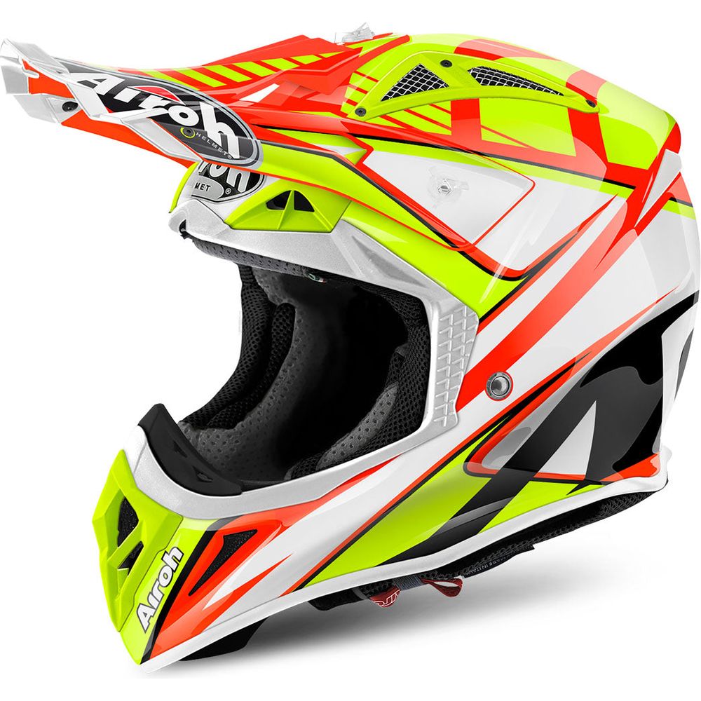 Airoh Aviator 2.2 Double Motocross Helmet Orange - ThrottleChimp