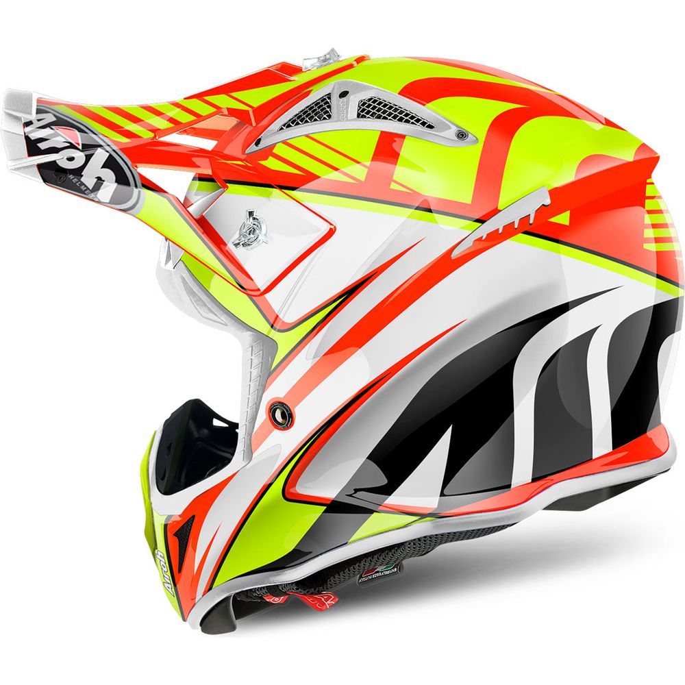 Airoh Aviator 2.2 Double Motocross Helmet Orange FREE 1 YEAR Returns, FREE UK Delivery | ThrottleChimp