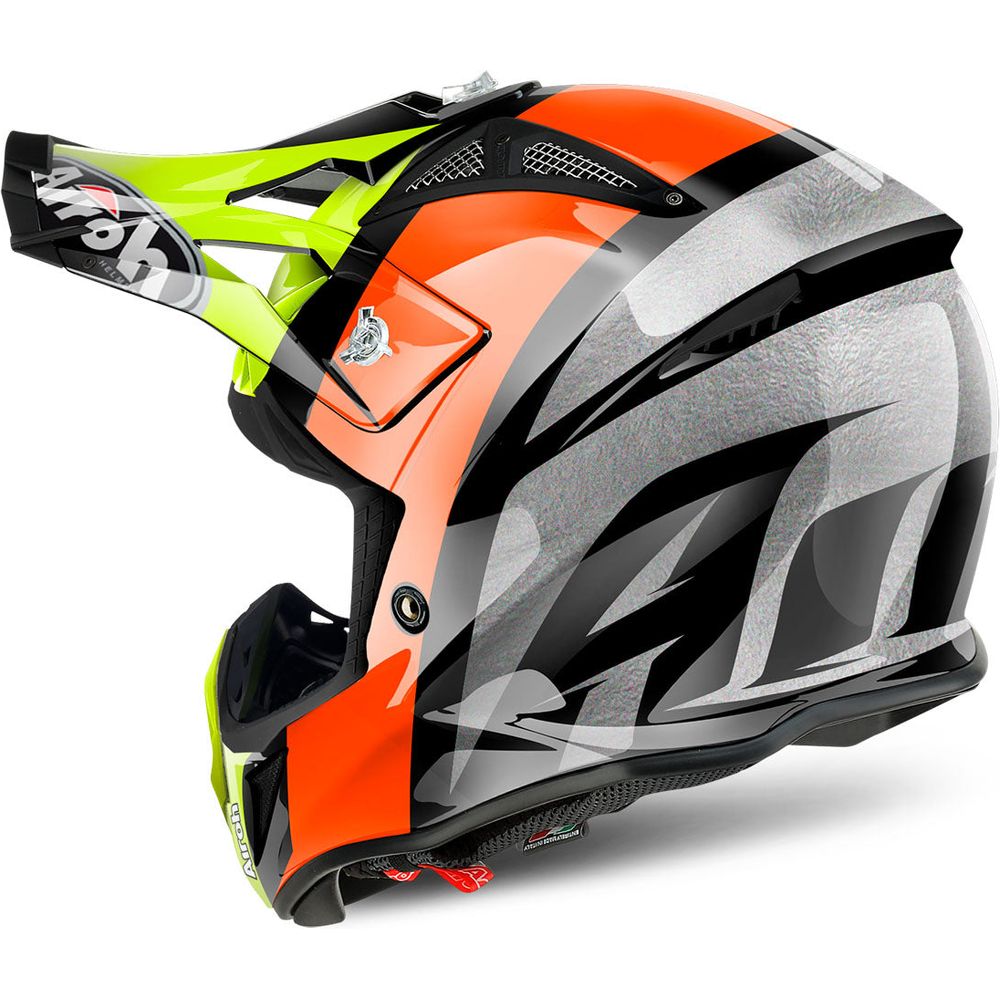 Airoh Aviator 2.2 Revolve Motocross Helmet Orange (Image 3) - ThrottleChimp