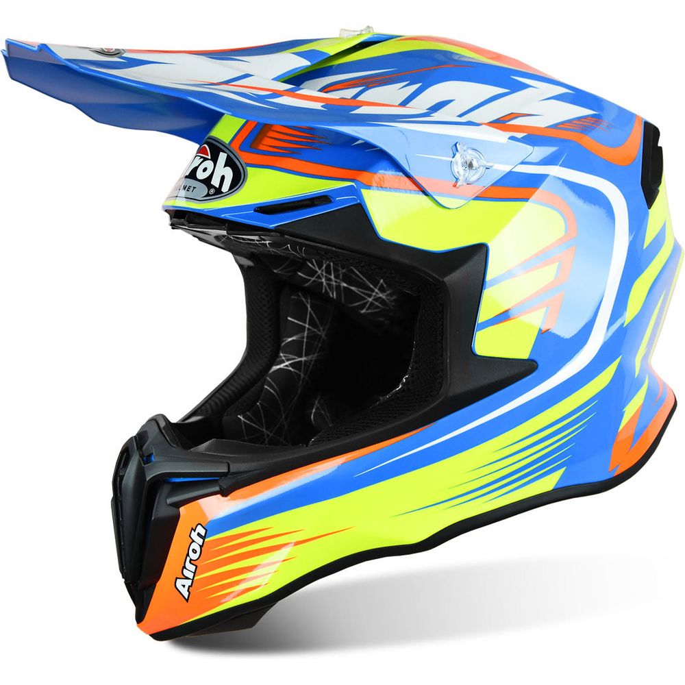 Airoh Twist Mix Motocross Helmet Blue - ThrottleChimp