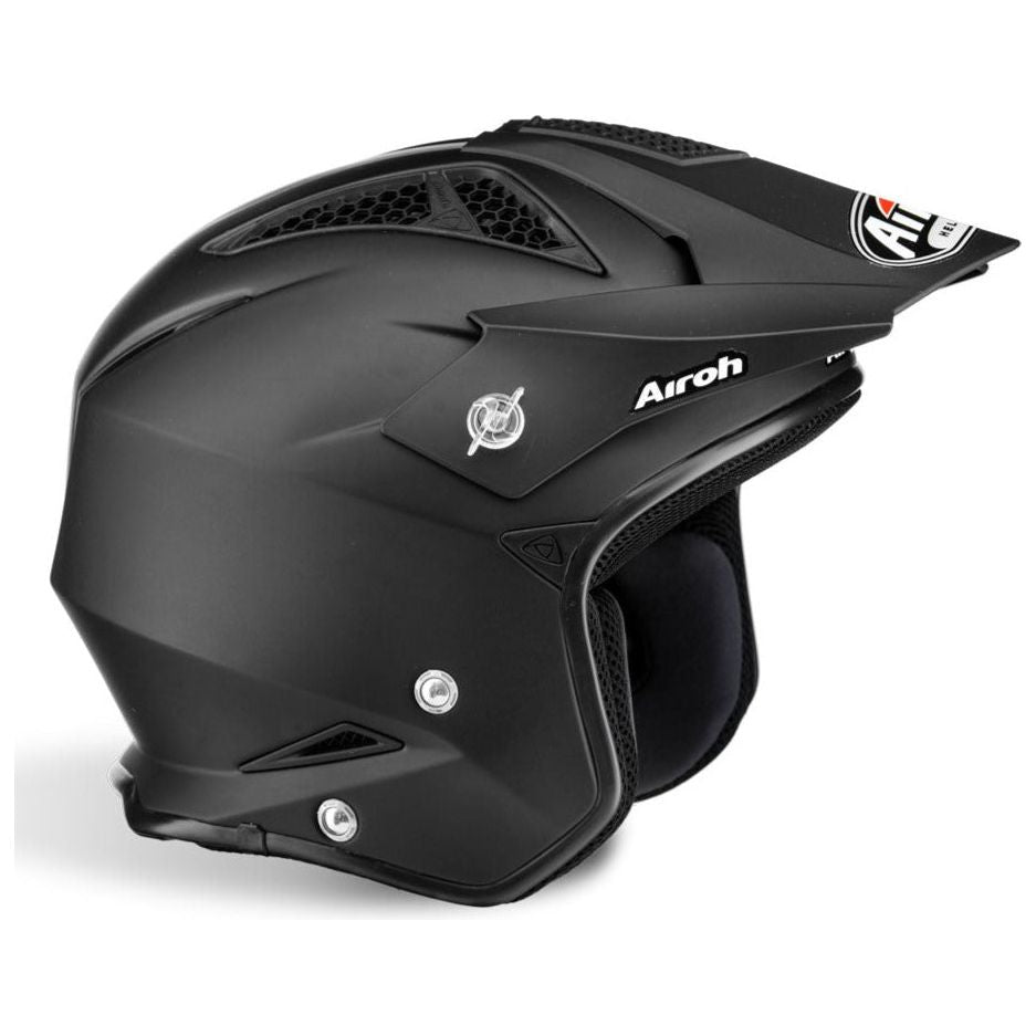 Airoh TRR S Color Open Face Off-Road Helmet Matt Black (Image 2) - ThrottleChimp