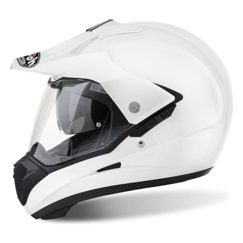 Airoh S5 Color Motocross Helmet White - ThrottleChimp