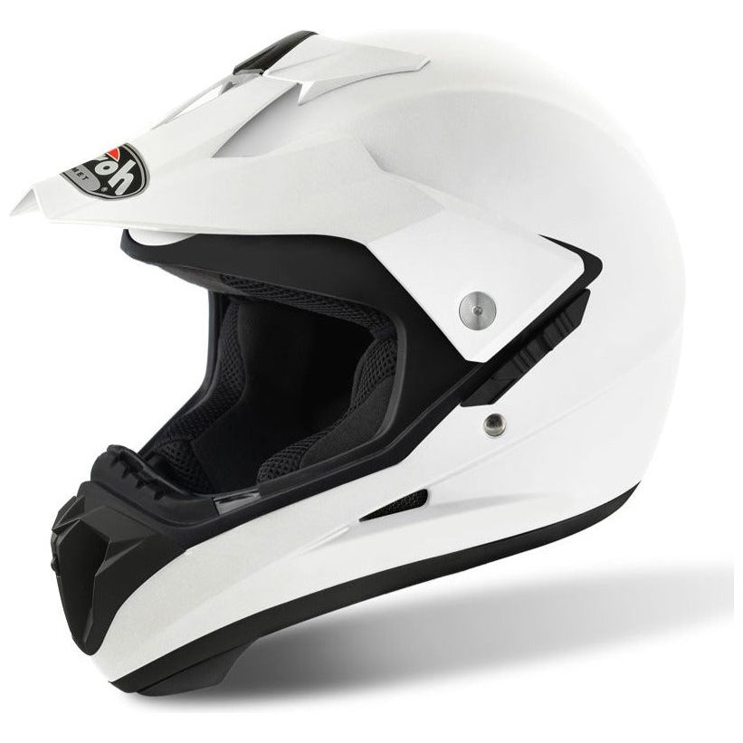 Airoh S5 Color Motocross Helmet White FREE 1 YEAR Returns, FREE UK Delivery | ThrottleChimp