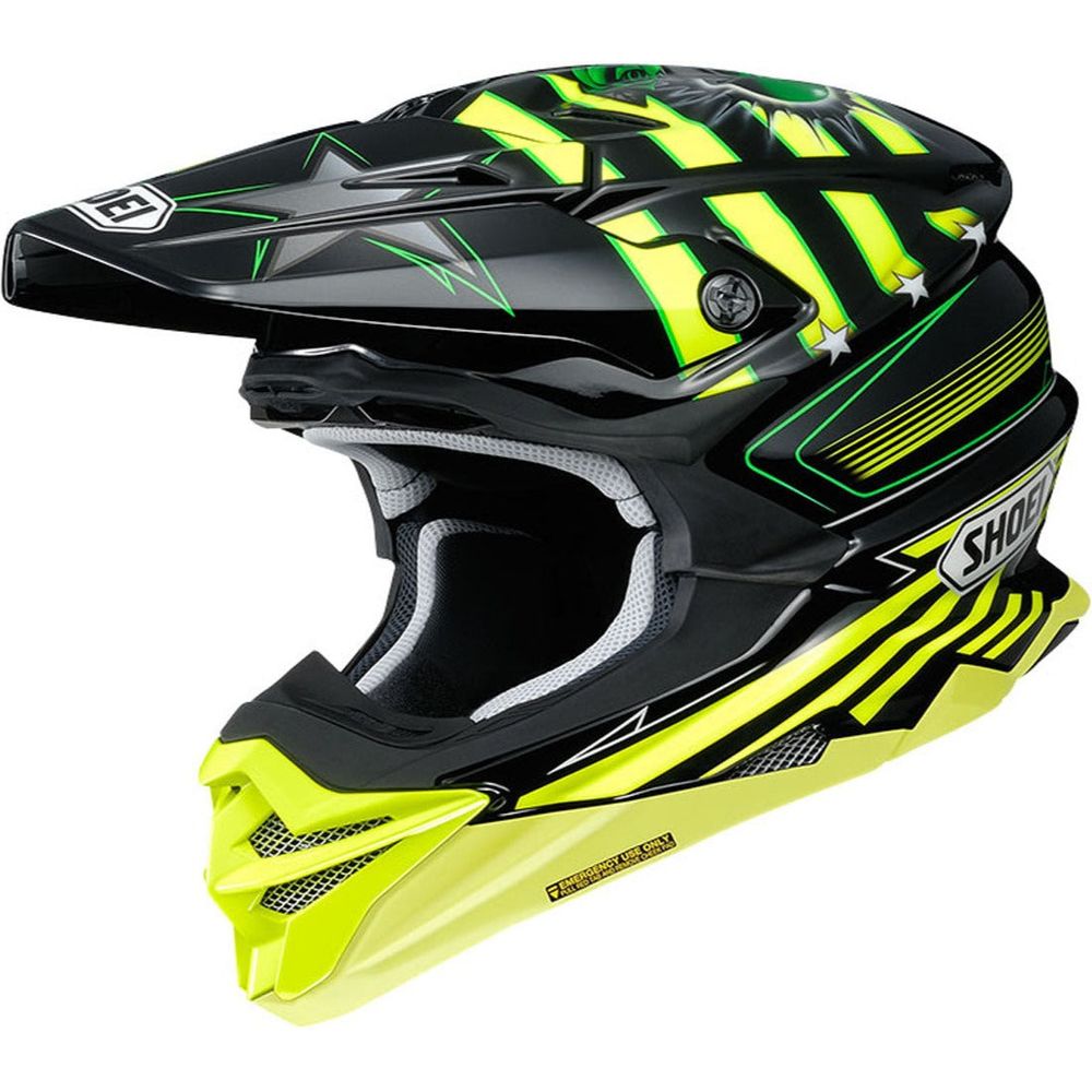 Shoei VFX-WR Grant3 Off-Road Helmet TC3 Yellow - ThrottleChimp