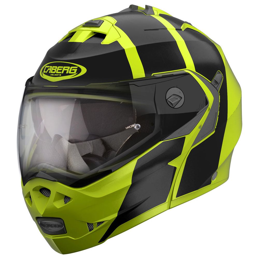 Caberg Duke 2 Impact Flip-Up Helmet Fluo Yellow / Black - ThrottleChimp