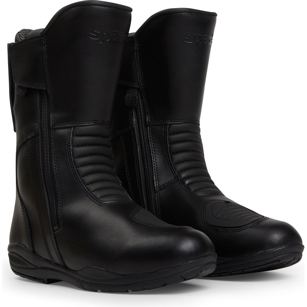 Spada Hurricane 3 Waterproof CE Boots Black - ThrottleChimp