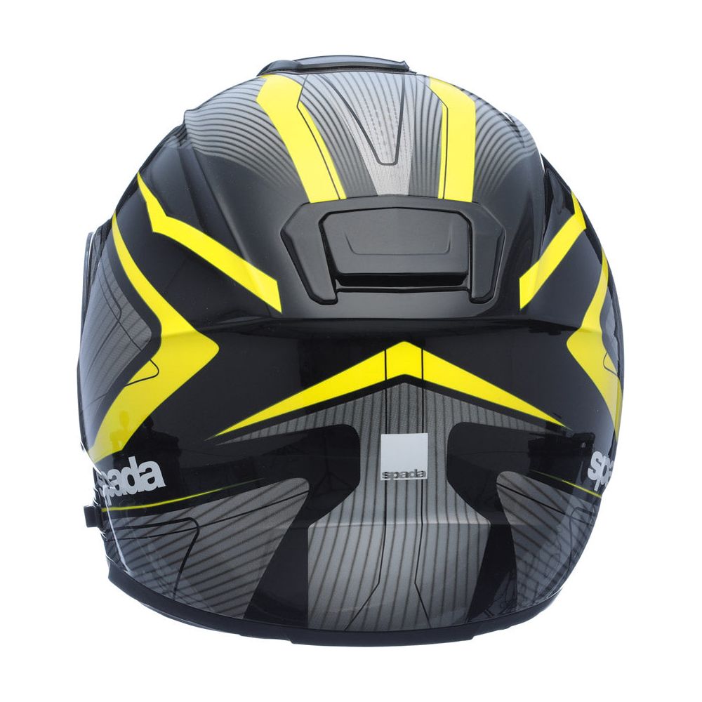 Spada SP16 Monarch Full Face Helmet Black / Yellow FREE 1 YEAR Returns, FREE UK Delivery | ThrottleChimp