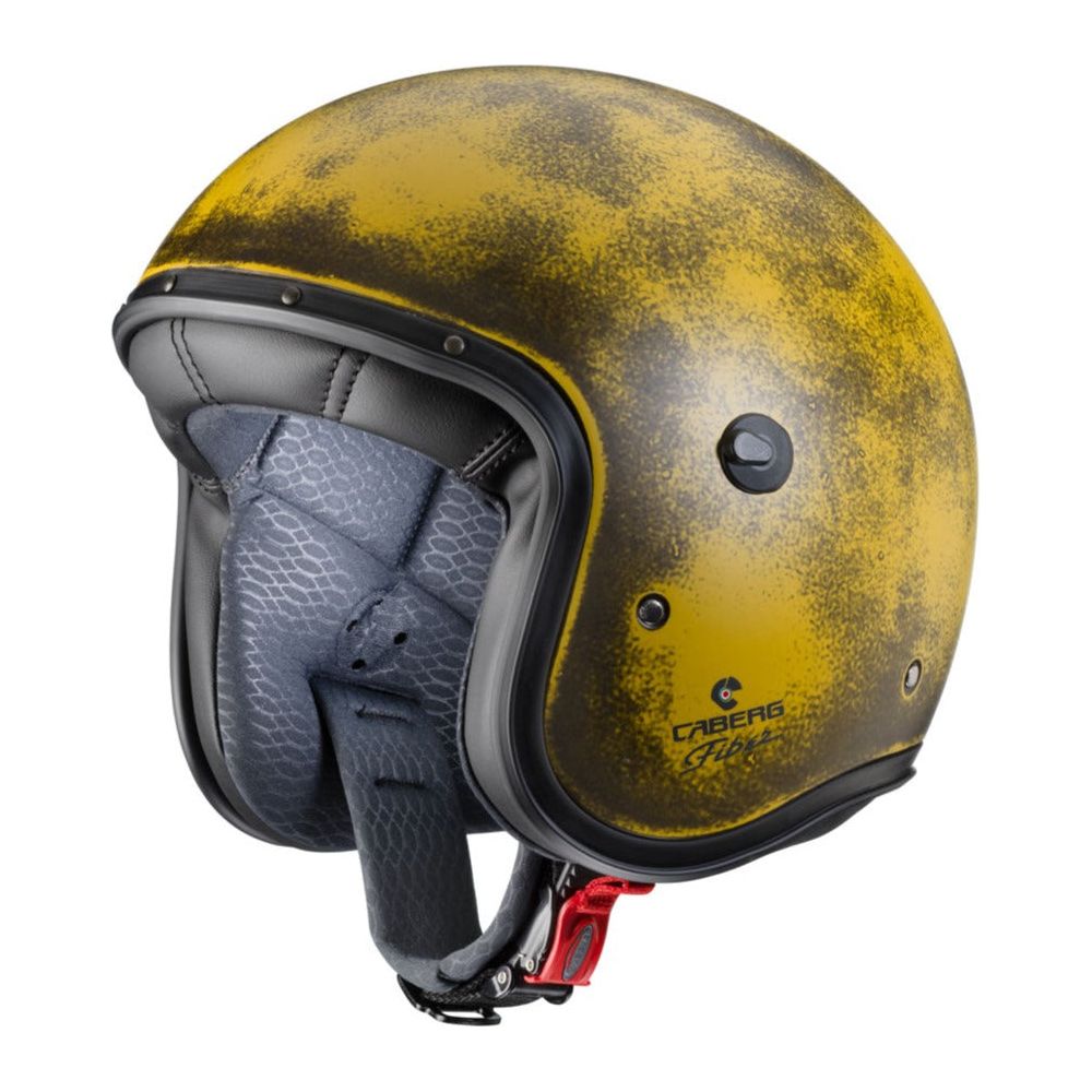 Caberg Freeride Plain Open Face Helmet Yellow Brushed - ThrottleChimp