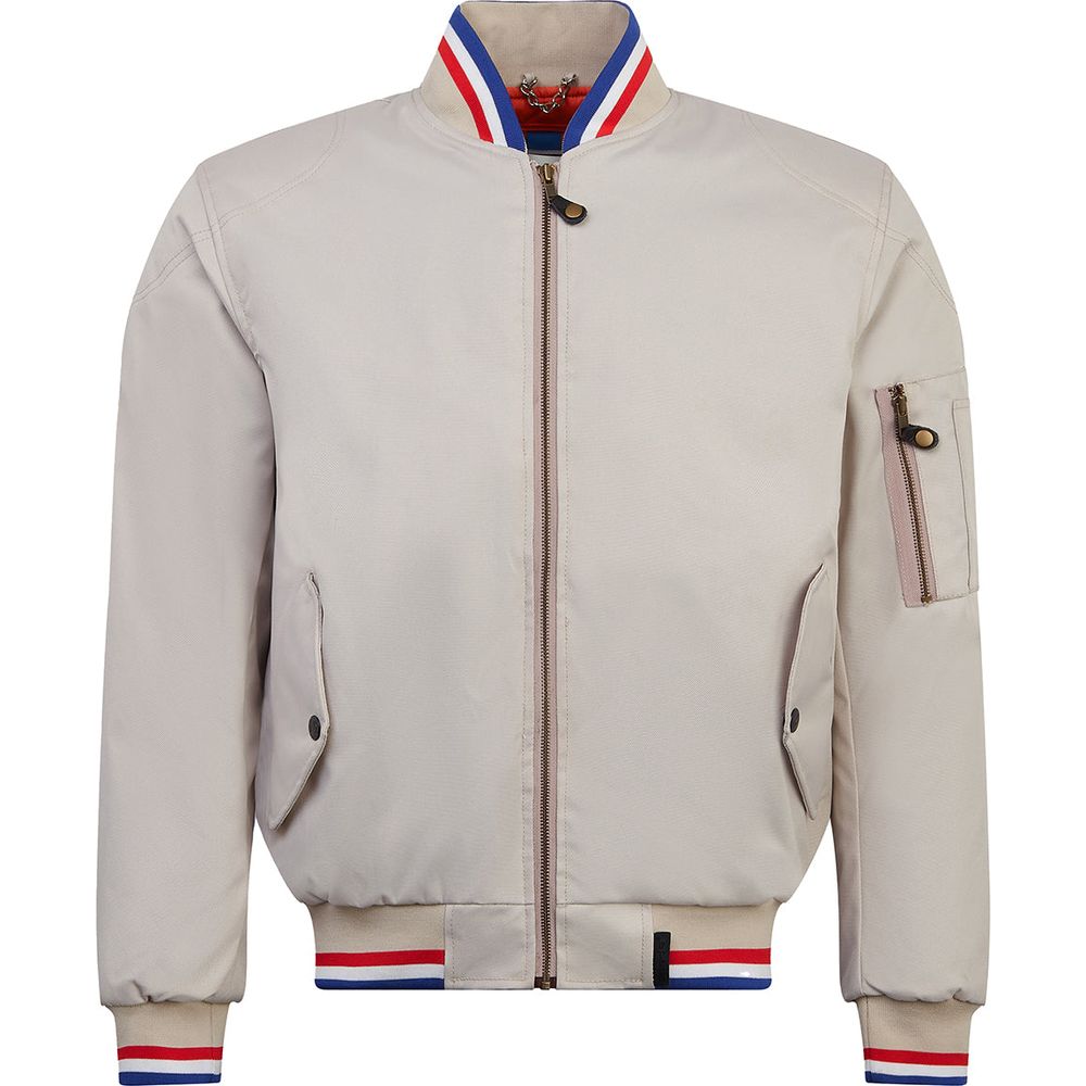 Spada Air Force 1 Royale CE Textile Jacket Ivory FREE 1 YEAR Returns, FREE UK Delivery | ThrottleChimp