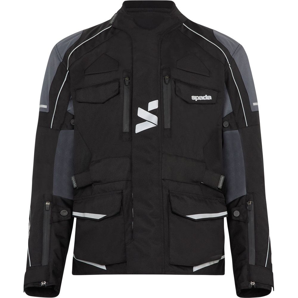 Spada City Nav CE Textile Jacket Black - ThrottleChimp