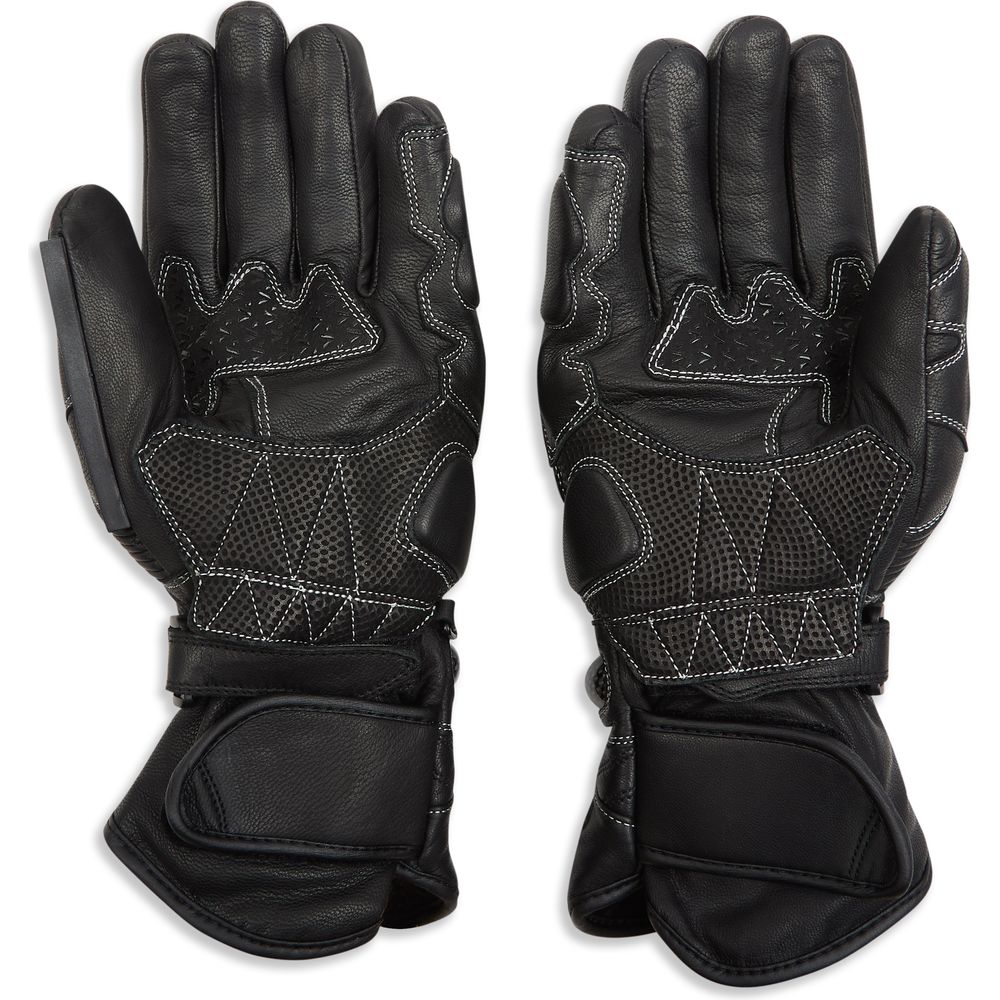 Spada Enforcer Waterproof CE Leather Gloves Black FREE 1 YEAR Returns, FREE UK Delivery | ThrottleChimp