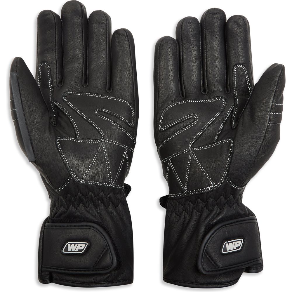 Spada Storm Waterproof CE Leather Gloves Black FREE 1 YEAR Returns, FREE UK Delivery | ThrottleChimp