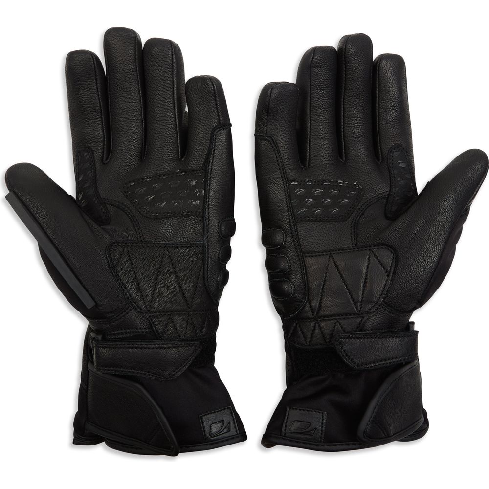 Spada Shadow Waterproof CE Leather Gloves Black (Image 2) - ThrottleChimp