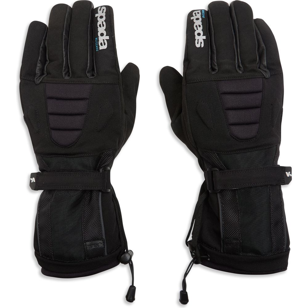 Spada Blizzard 2 Waterproof CE Leather Gloves Black FREE 1 YEAR Returns, FREE UK Delivery | ThrottleChimp