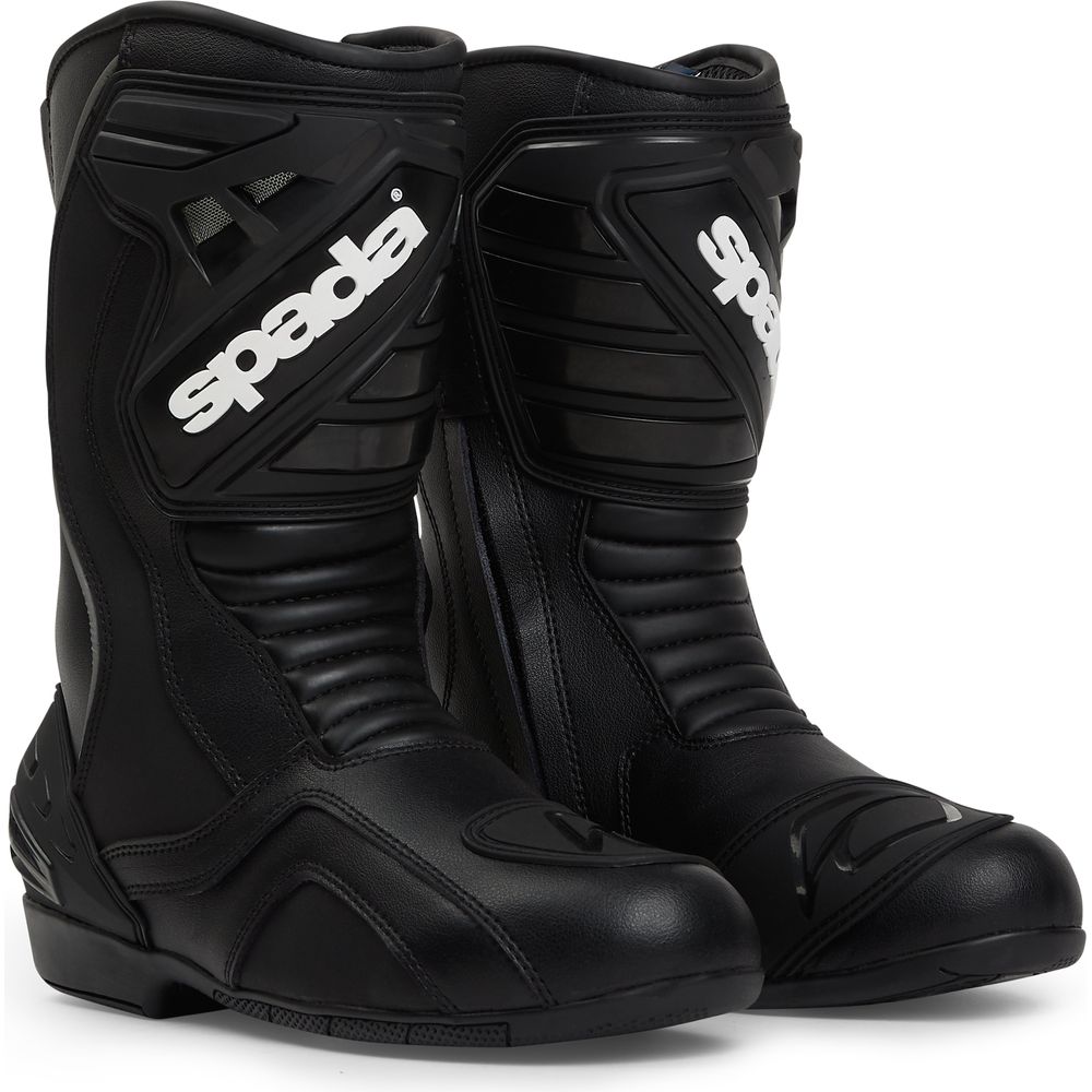 Spada Aurora Waterproof CE Boots Black FREE 1 YEAR Returns, FREE UK Delivery | ThrottleChimp